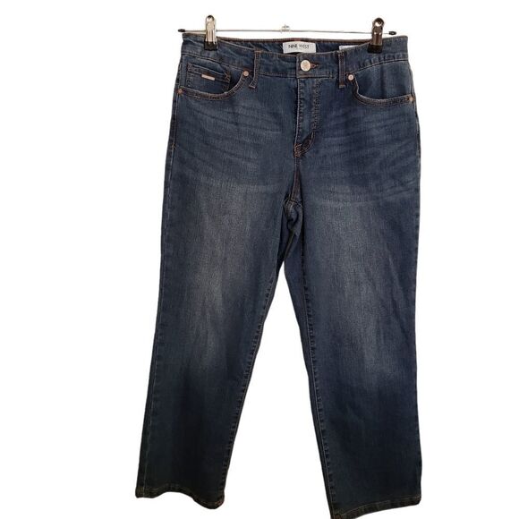 Nine West Jeans Chrystie Capri Medium  Wash - Picture 1 of 9